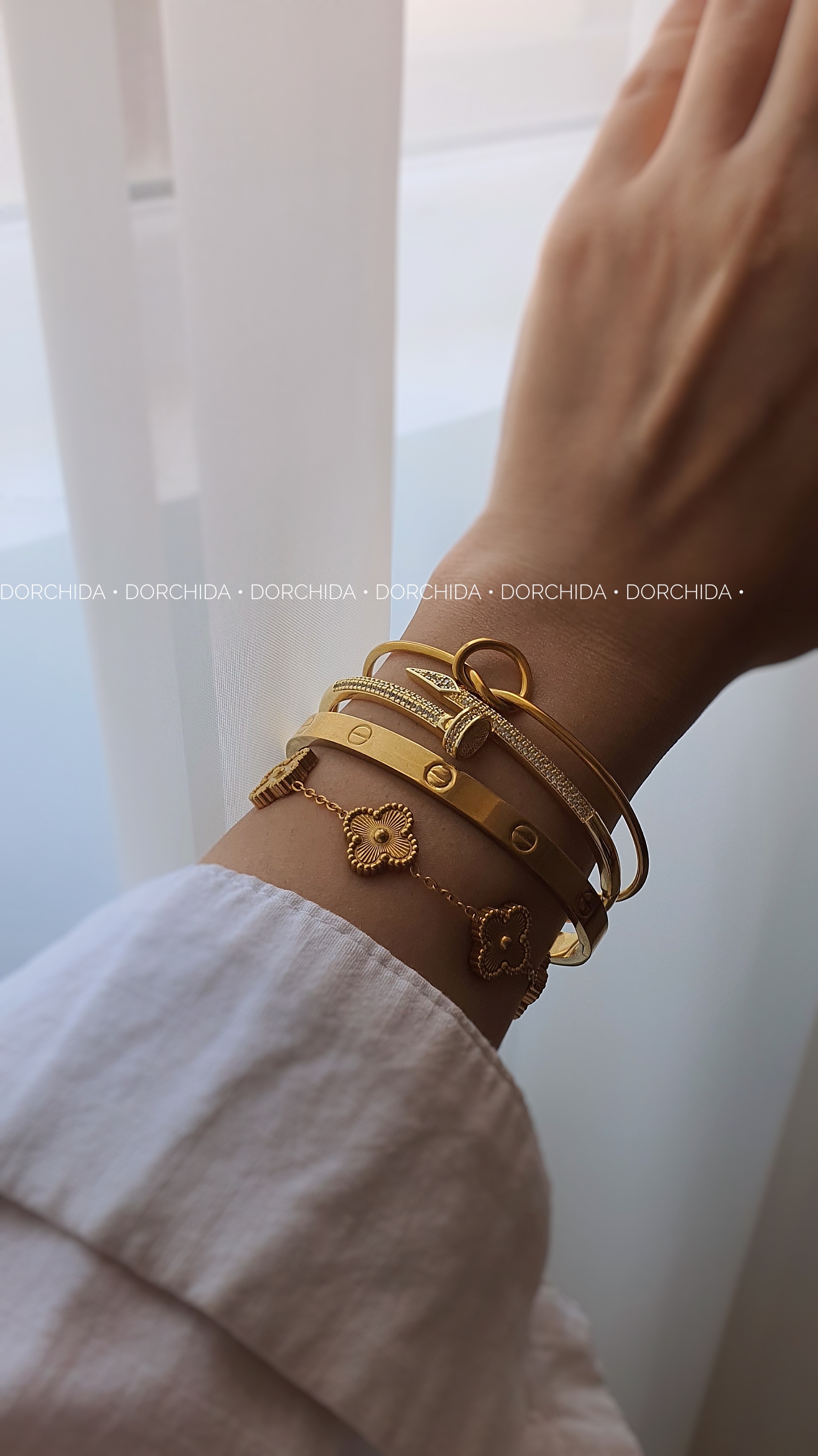بنگل‌های طلایی | بنگل زنانه | Gold Bangle | درچیدا اکسسوری