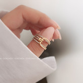 انگشتر گره جواهری ژوپینگ | انگشتر مجلسی | Juping Knot Ring | اکسسوری درچیدا