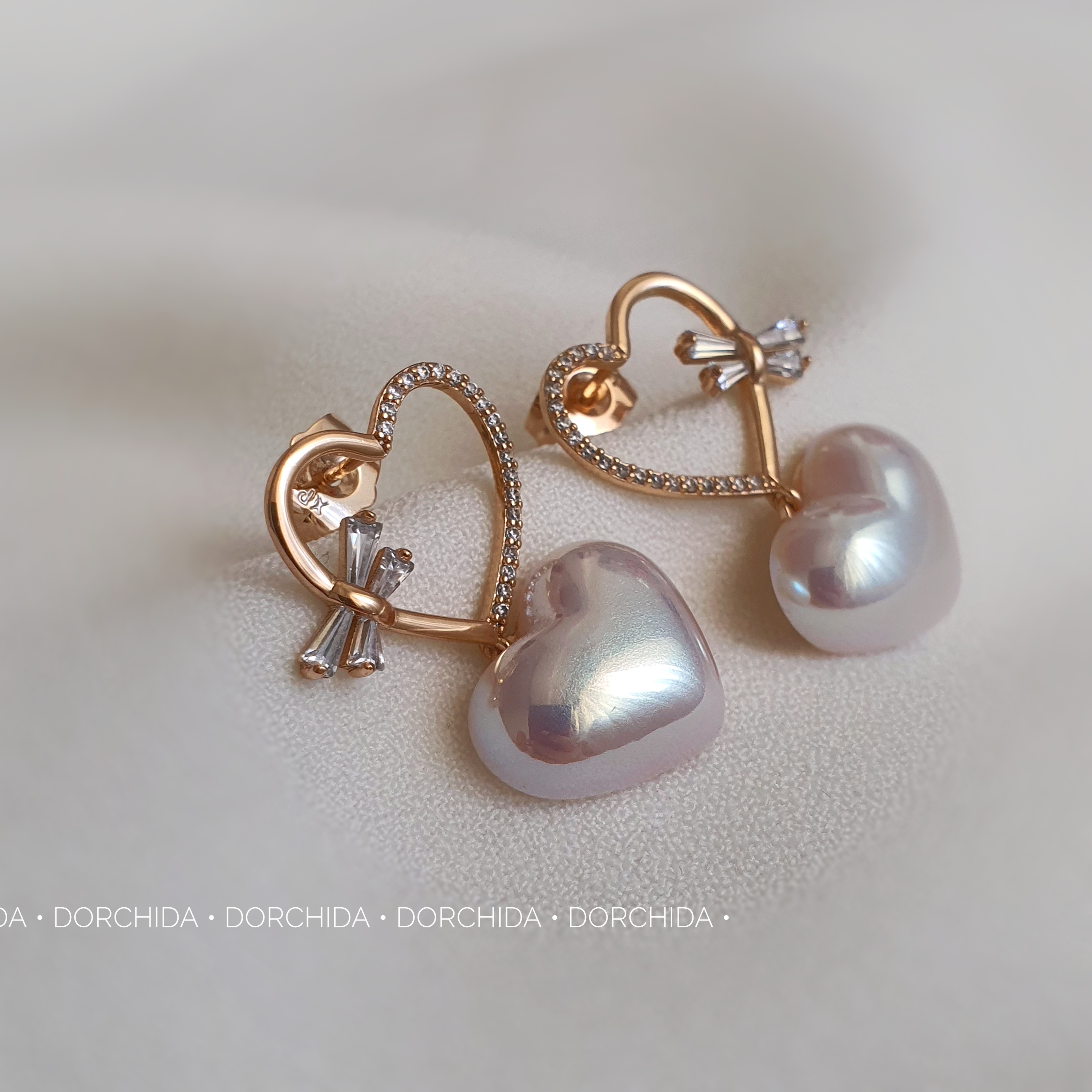 گوشواره جواهری مرواریدی ژوپینگ | گوشواره زنانه | Juping Pearl Earring | درچیدا اکسسوری