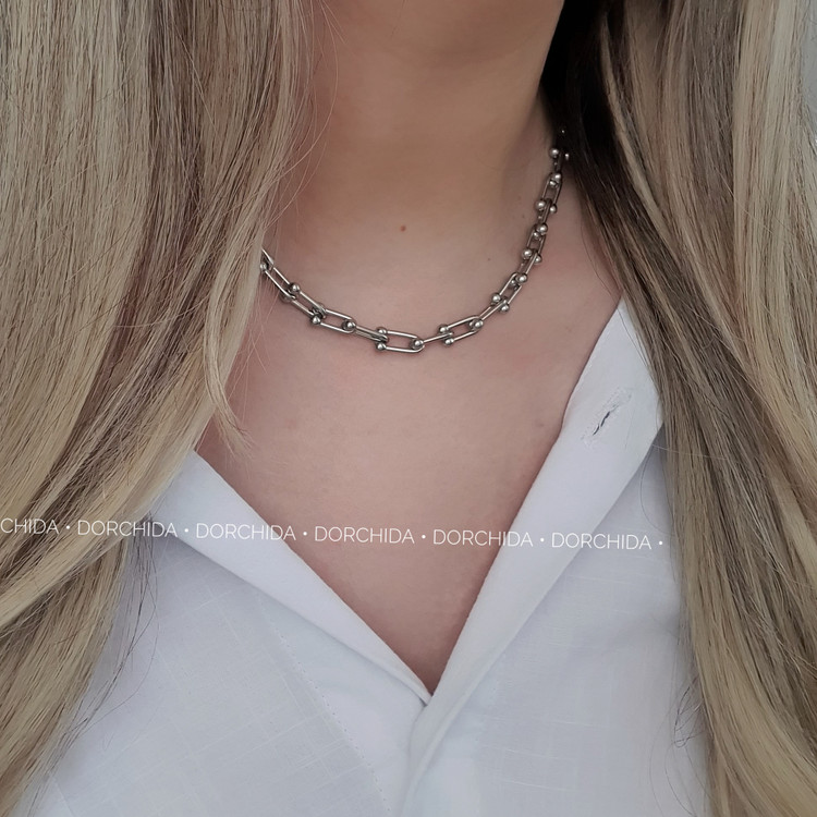 خرید گردنبند و دستبند استیل تیفانی | ست گردنبند دستبند | Tiffany Steel Set | فروشگاه درچیدا