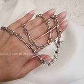 گردنبند و دستبند استیل تیفانی | ست شیک | Tiffany Steel Necklace | درچیدا اکسسوری