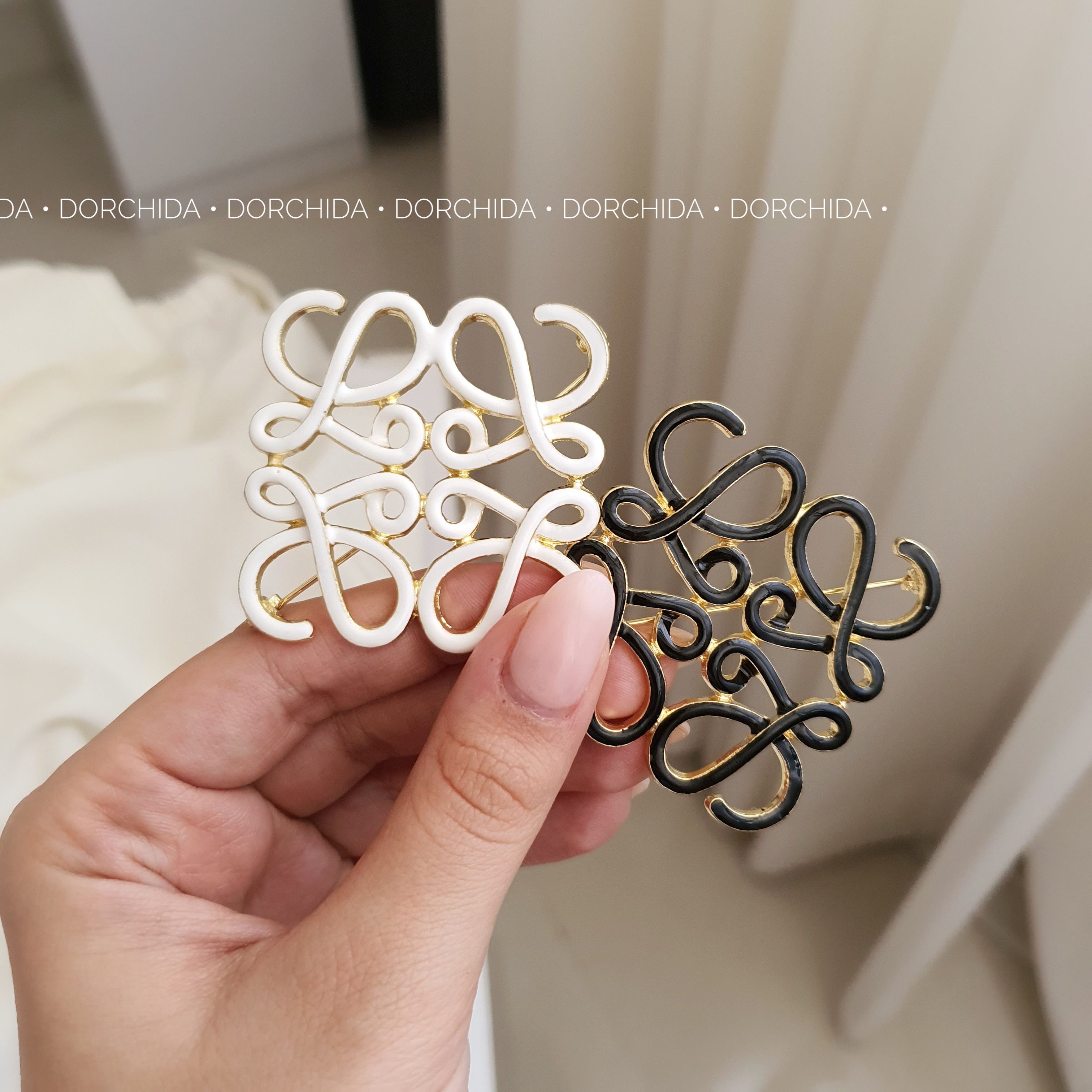 سنجاق سینه لوئوه میناکاری | سنجاق سینه زنانه | Enamel Brooch | درچیدا اکسسوری