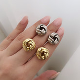 گوشواره پیچ رادیوم | گوشواره شیک | Radium Screw Earring | درچیدا اکسسوری