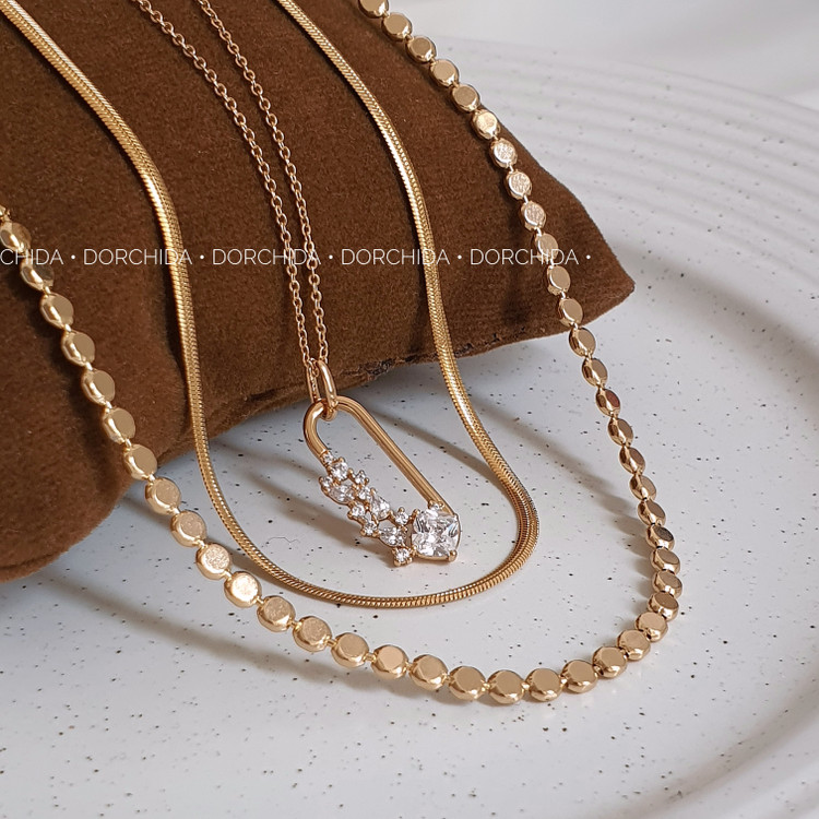 خرید کالکشن گردنبندهای ژوپینگ جواهری | گردنبند ژوپینگ | Necklace Juping | فروشگاه درچیدا